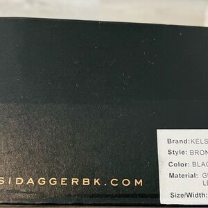 Kelsi Dagger Black Bronx Lace Up Boots